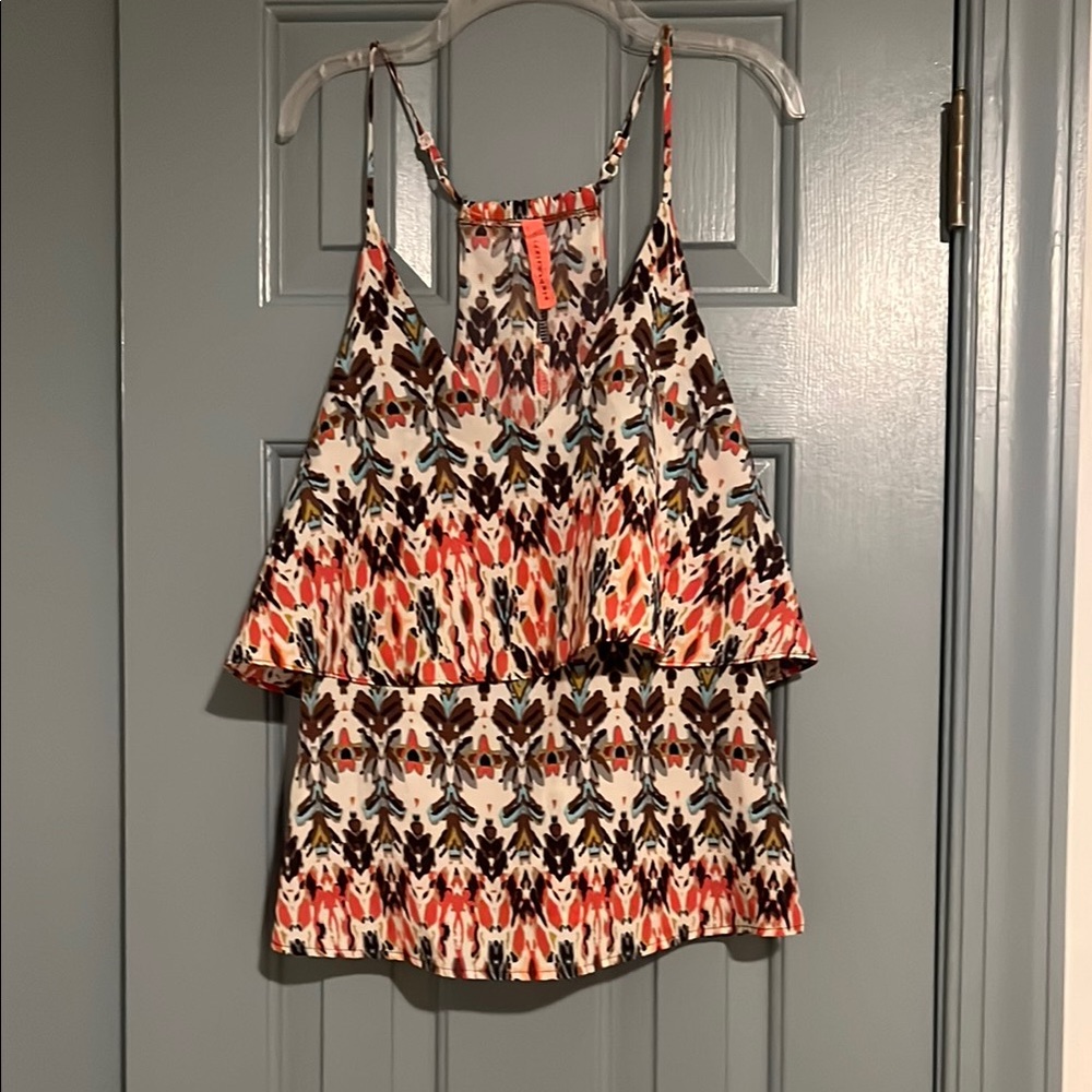 Eight Sixty Patterned Layered Tank